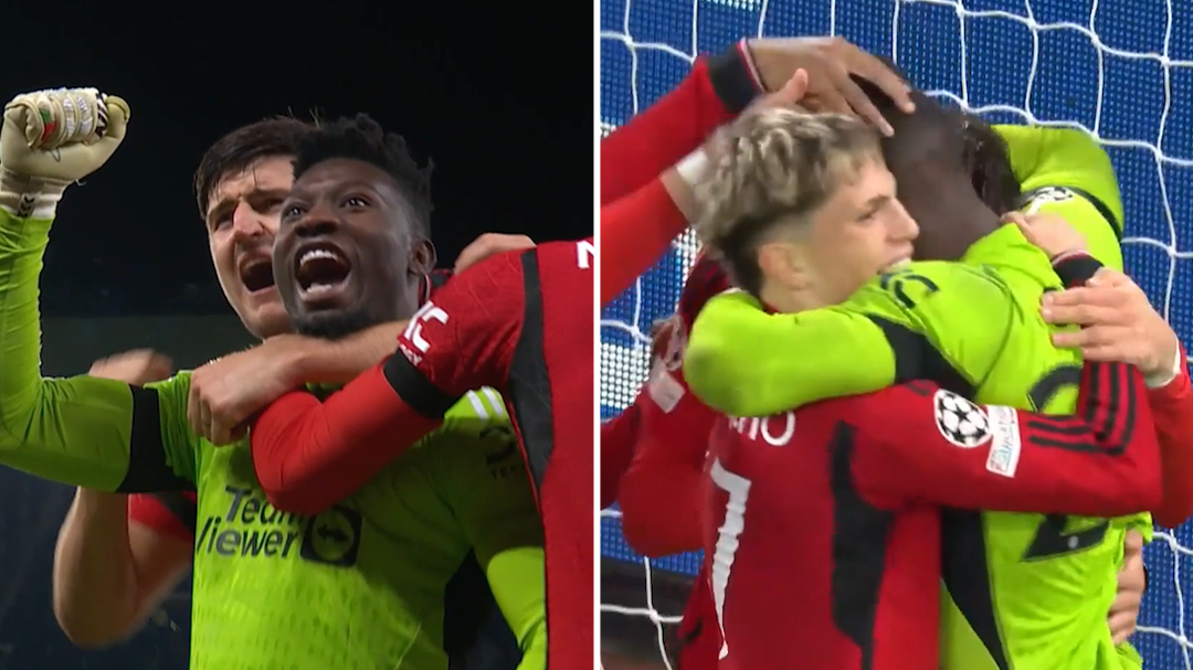 Manchester United goal keeper's match-winning save