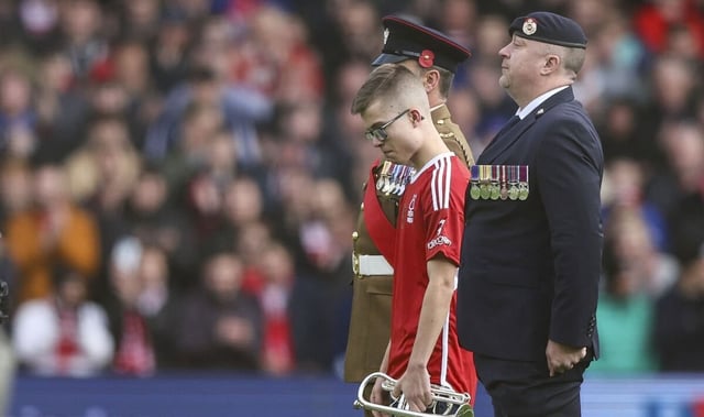 Nottingham Forest make classy gesture to fan, 16, after Last Post performance