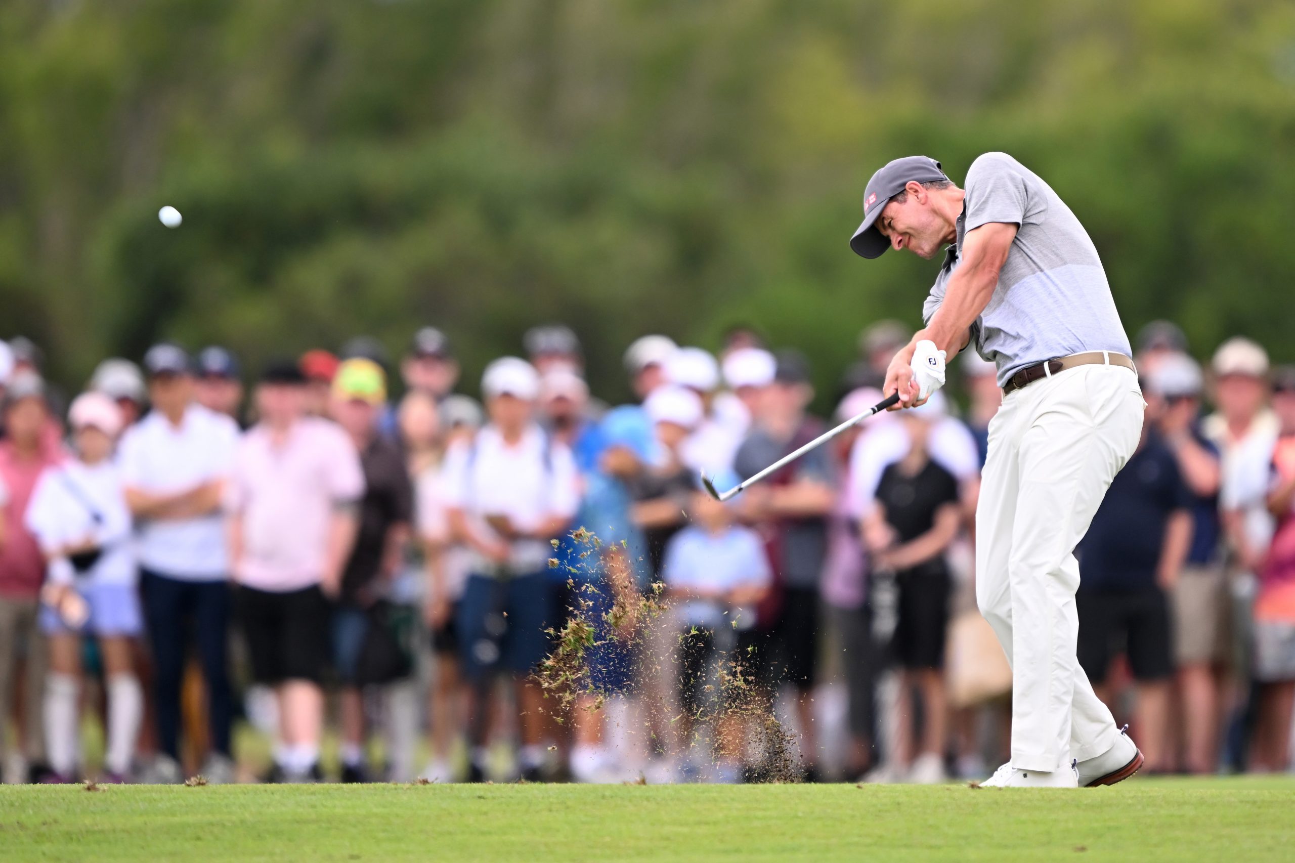 Adam Scott during day three of the 2023 Australian PGA Championship at Royal Queensland Golf Club on November 25, 2023 in Brisbane, Australia. (Photo by Bradley Kanaris/Getty Images)