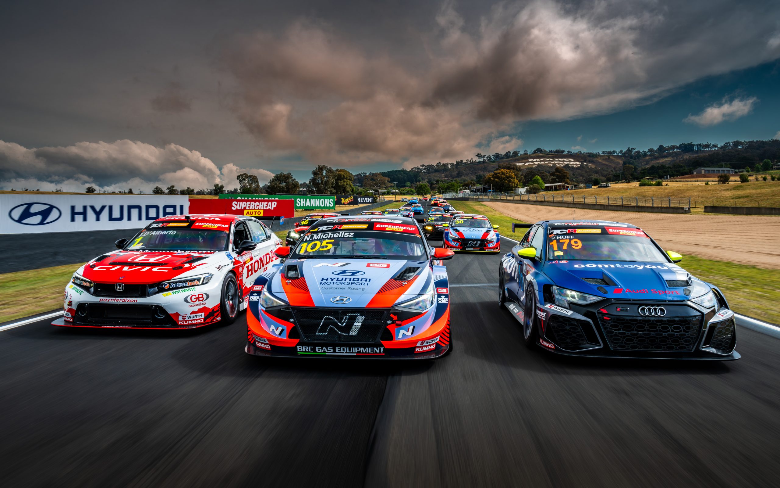 The TCR Australia Series and TCR World Tour will race at Mount Panorama on November 10-12.