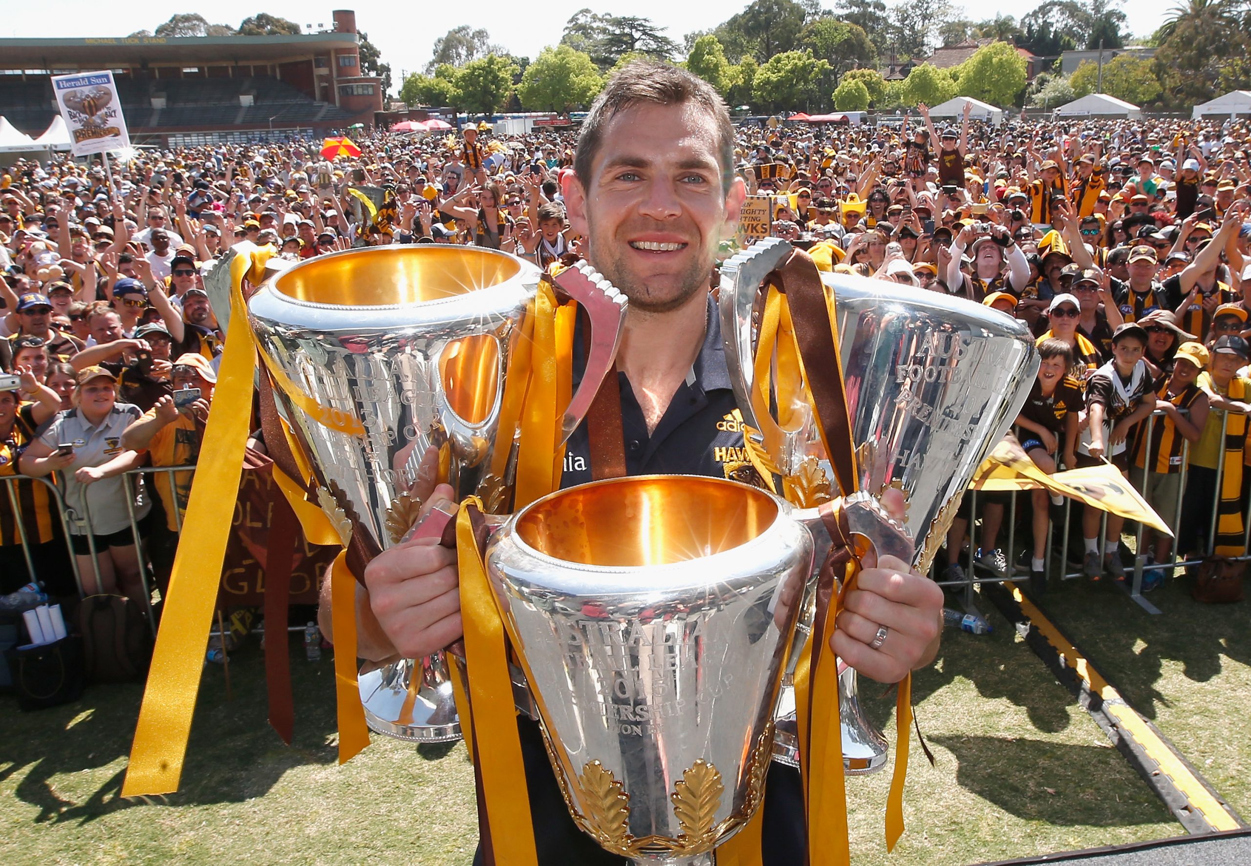 Former Hawthorn captain Luke Hodge is arguably the best No.1 pick of all-time, having won four premierships during his storied career