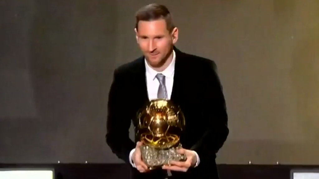 Messi wins Ballon d'Or