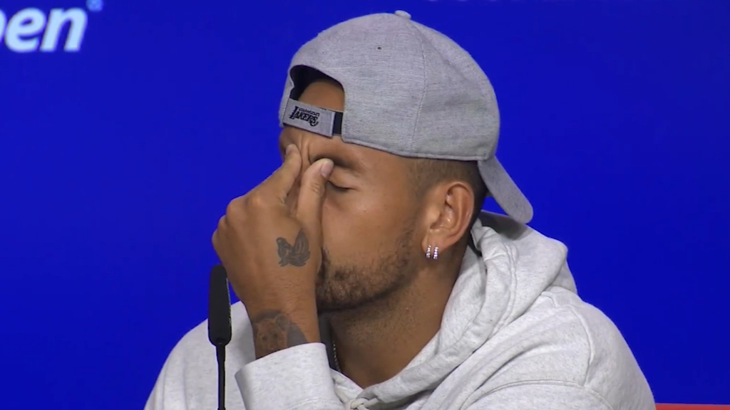 Kyrgios 'devastated' after US Open loss