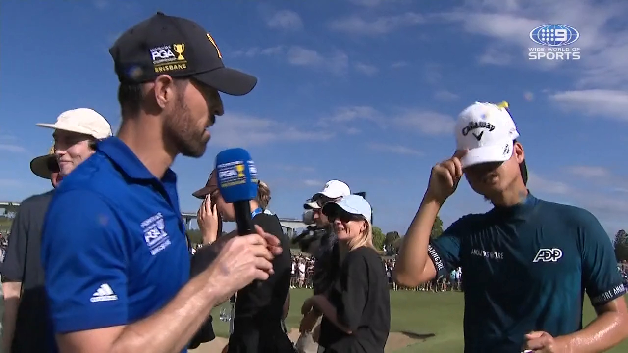 Aussie's proud moment with first home title