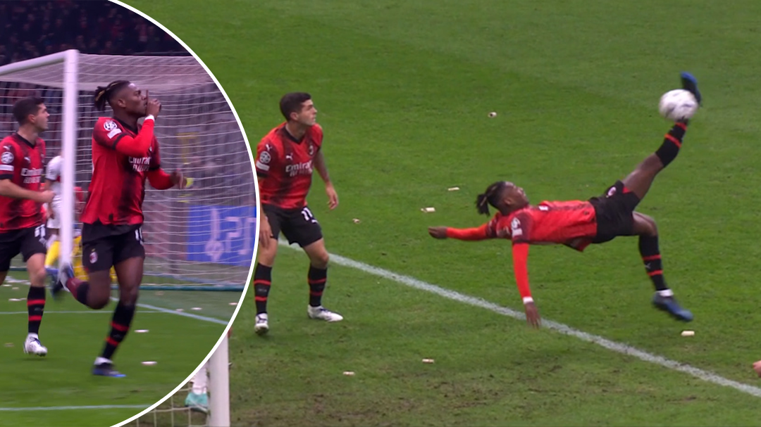 Milan star's brilliant overhead goal
