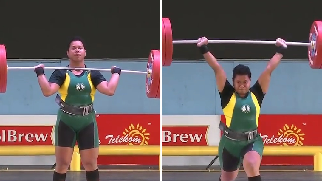 Aussie weightlifter shatters record, wins gold