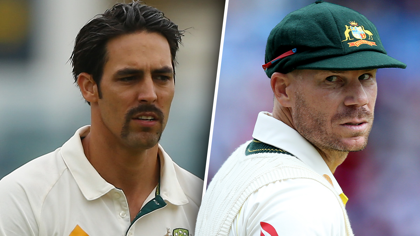 Mitchell Johnson vs David Warner.