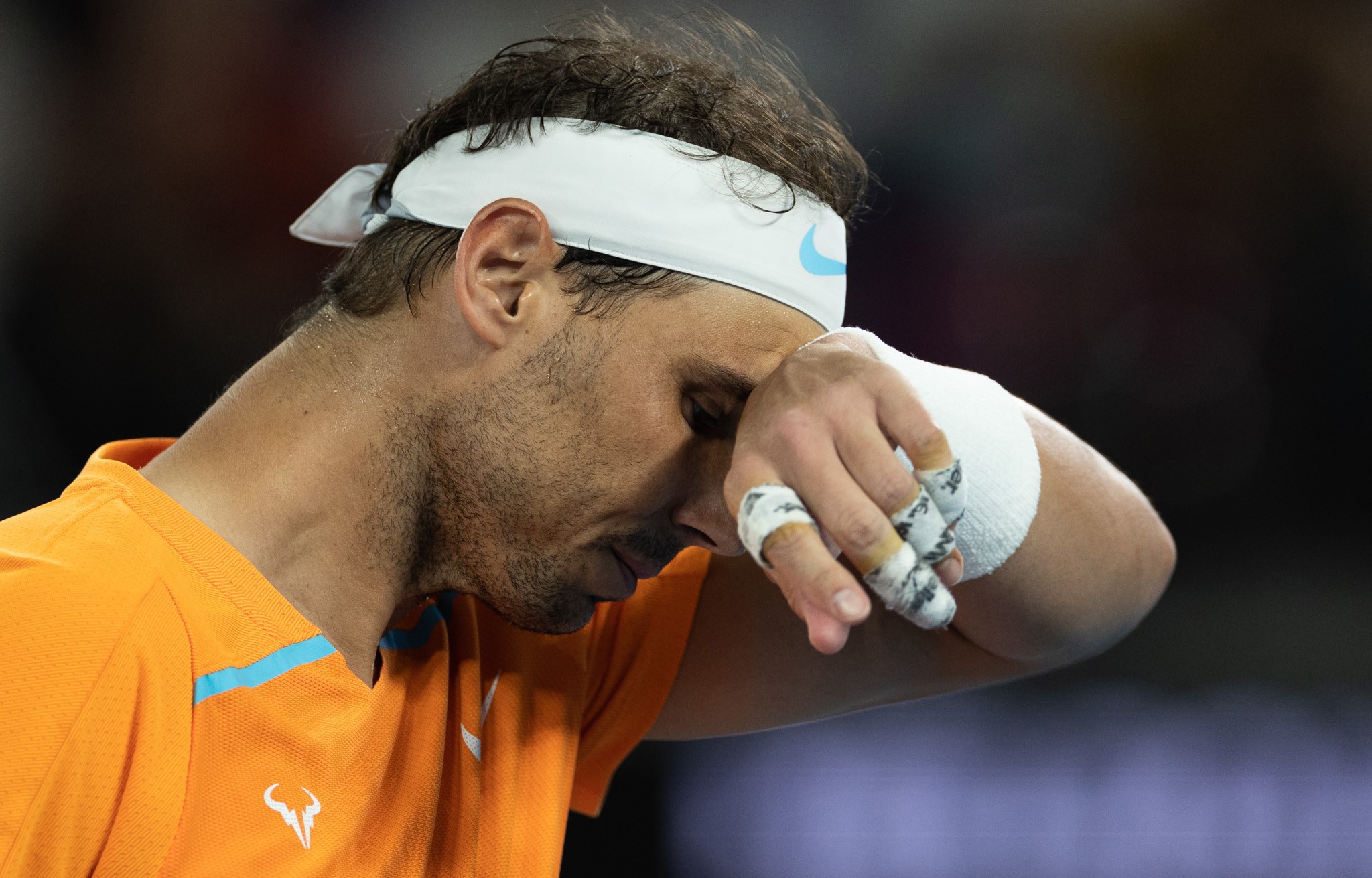 Rafael Nadal battled a hip injury at the 2023 Australian Open that kept sidelined for the lion's share of the year.