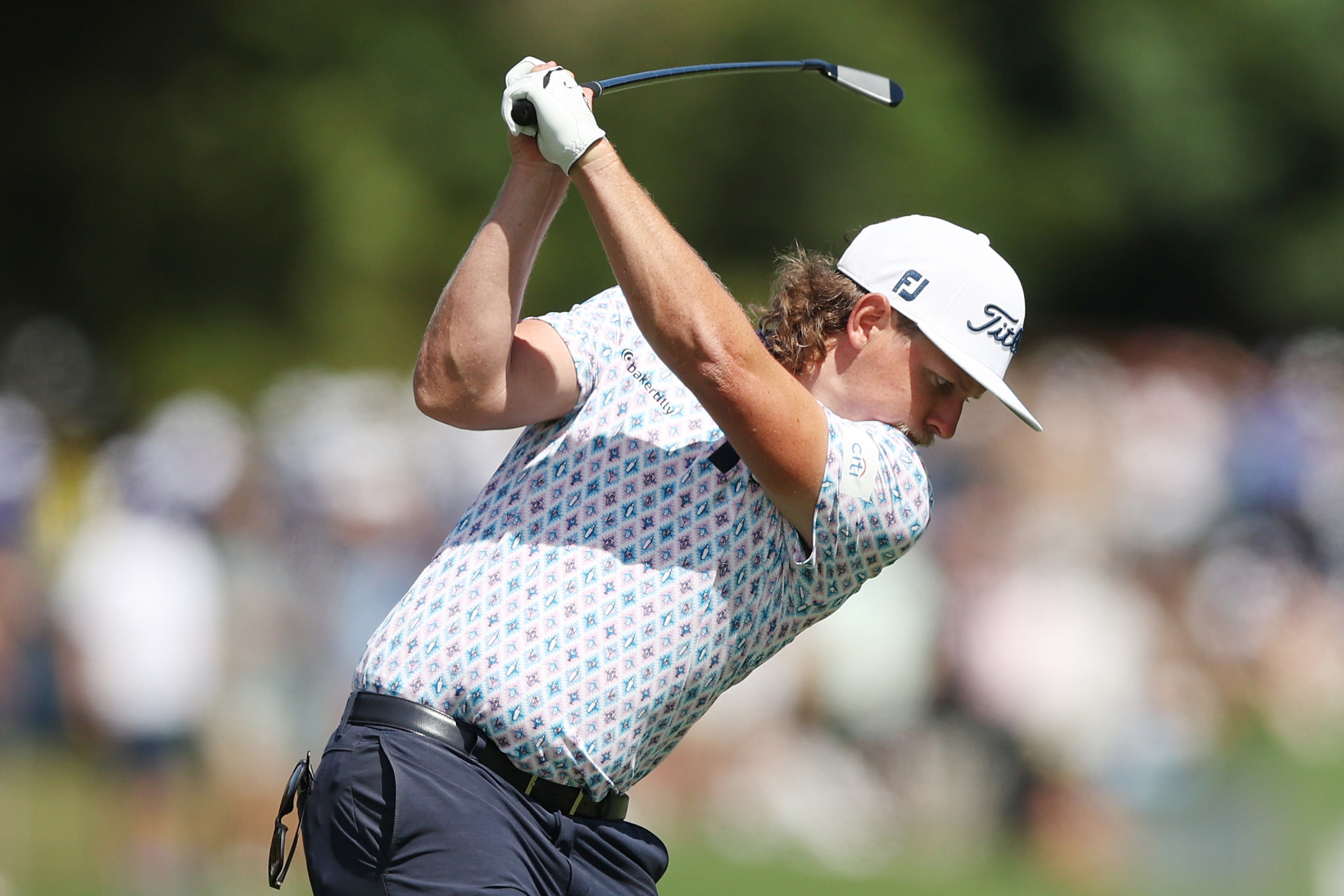 Cameron Smith of Australia plays a shot on the 14th hole during the ISPS HANDA Australian Open at The Australian Golf Course on December 01, 2023 in Sydney, Australia. (Photo by Mark Metcalfe/Getty Images)