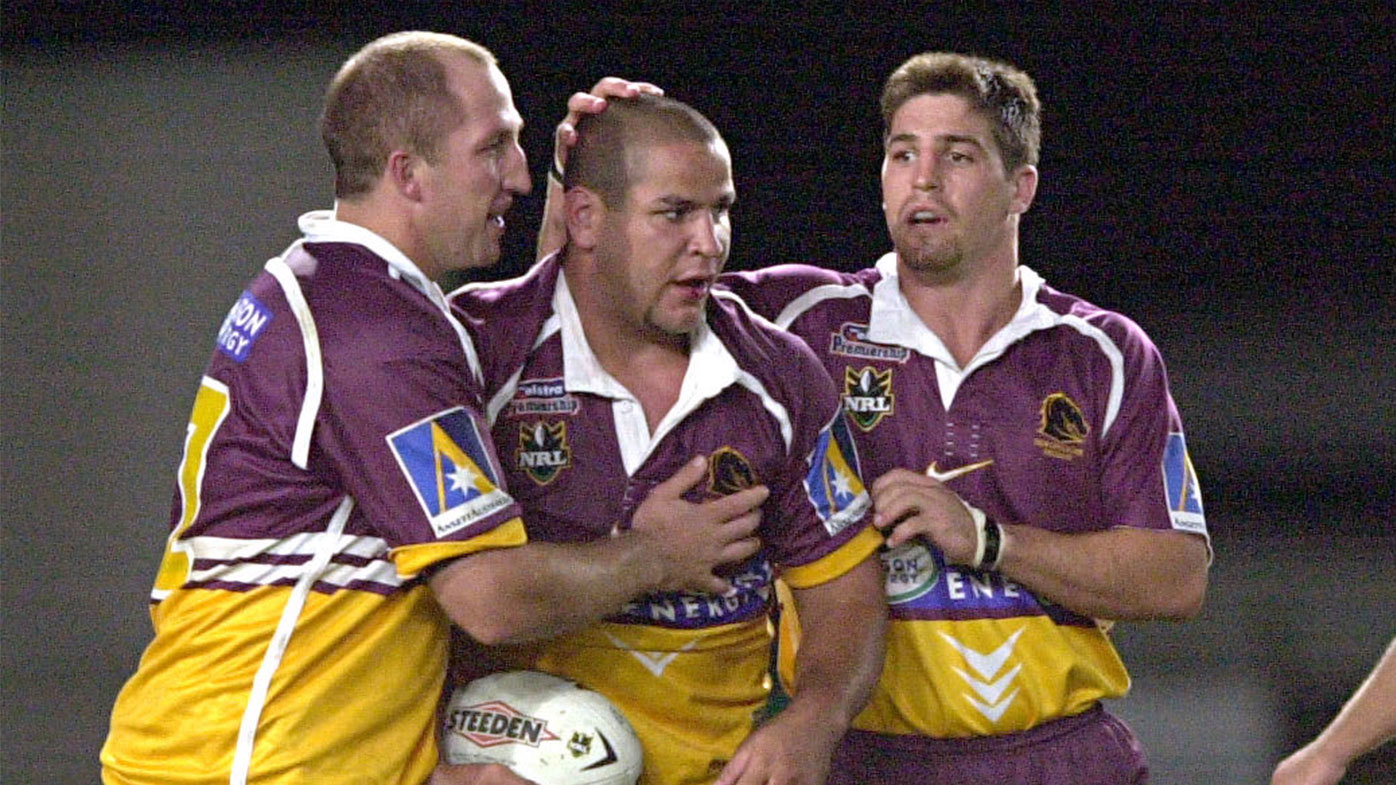 Carl Webb (C) played 66 games for the Broncos between 2000 and 2004