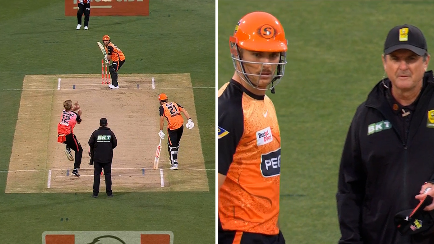 Dangerous conditions halt Big Bash game