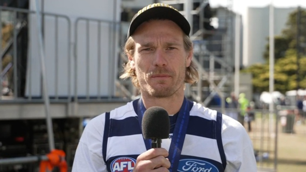 Geelong star's lovely call out