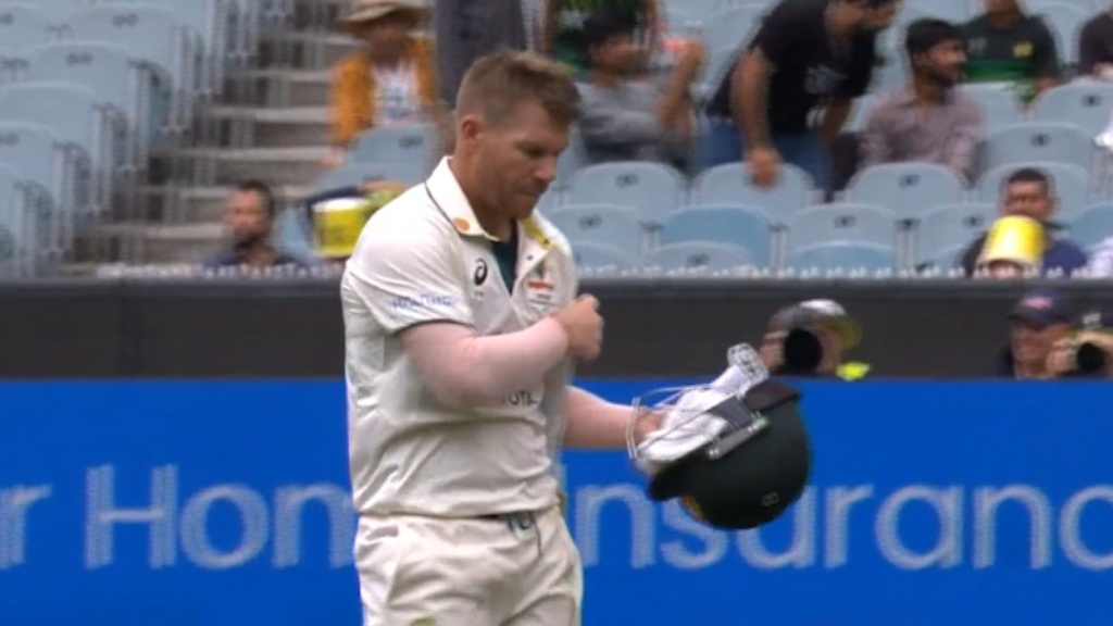 Warner's lazy shot brings him undone