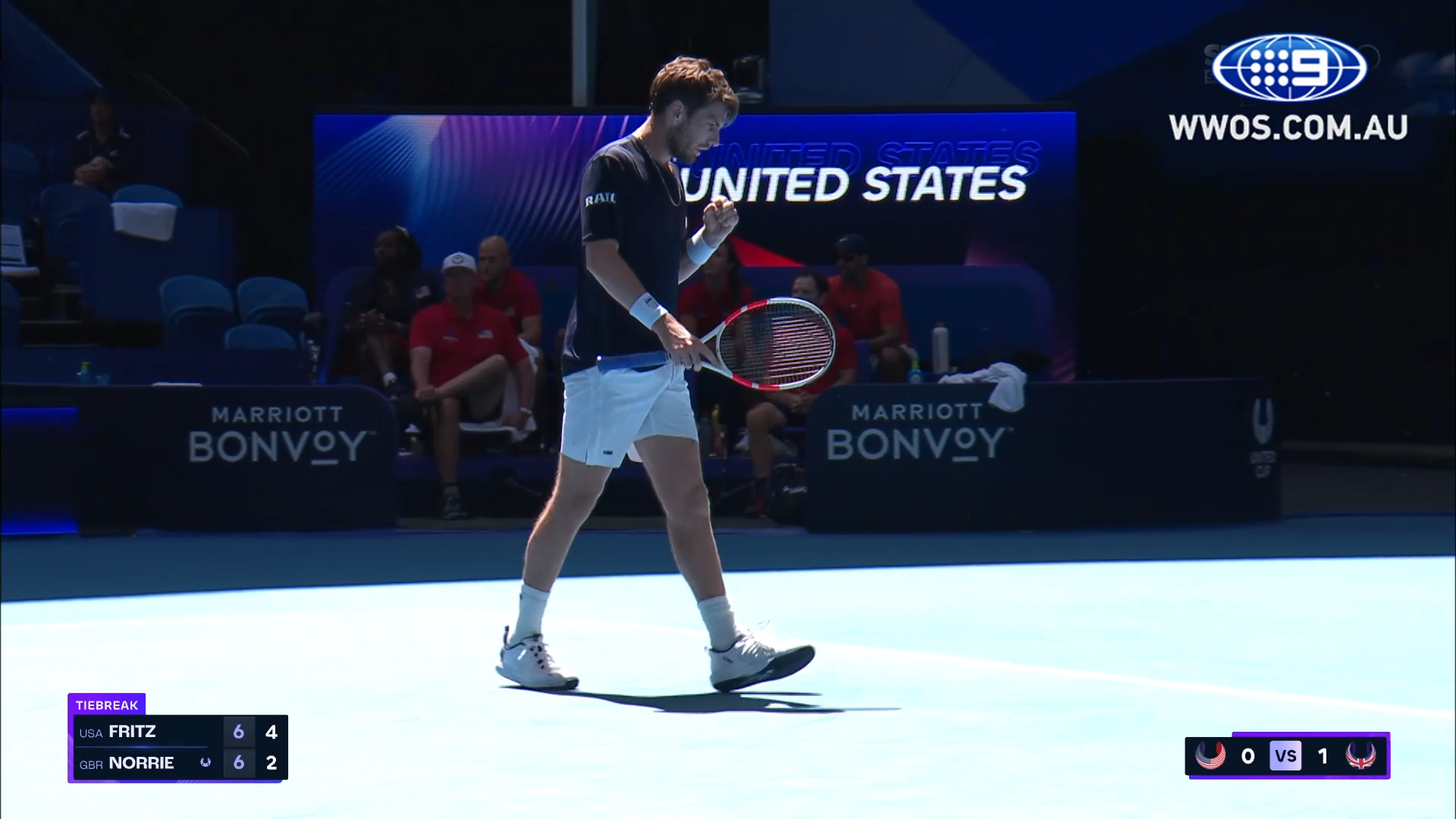 United Cup Highlights: Taylor Fritz v Cameron Norrie