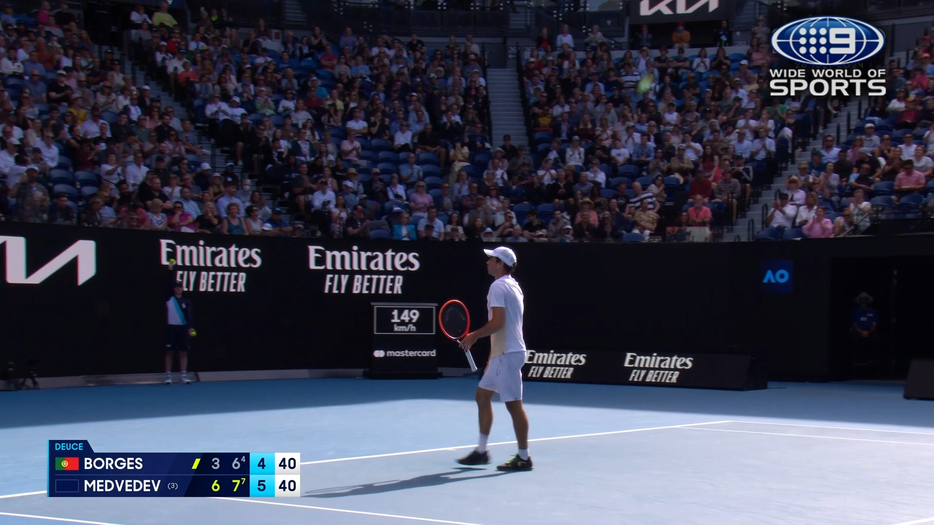 Australian Open Highlights: Daniil Medvedev v Nuno Borges