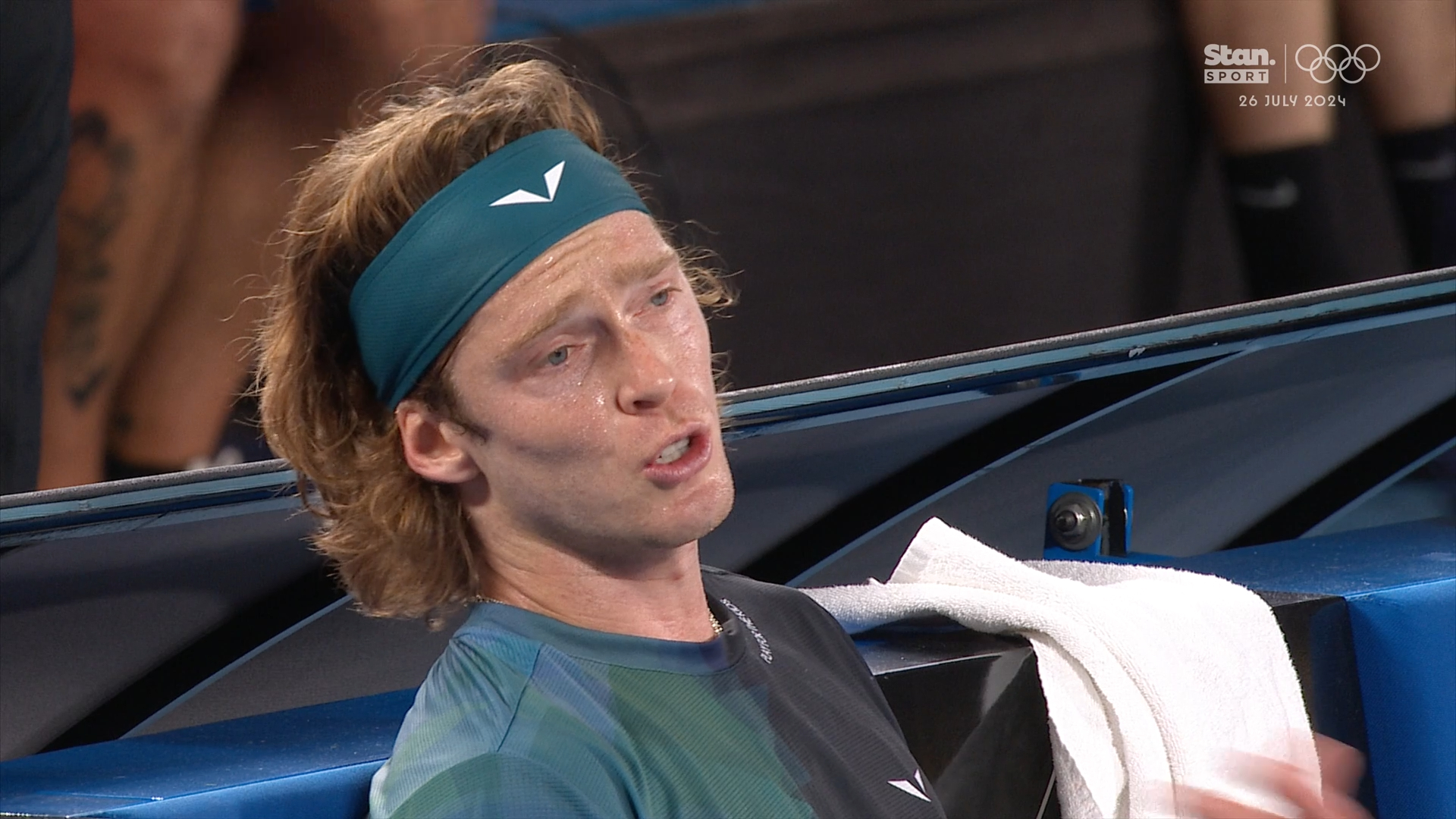 Rublev rages after conceding back-to-back sets