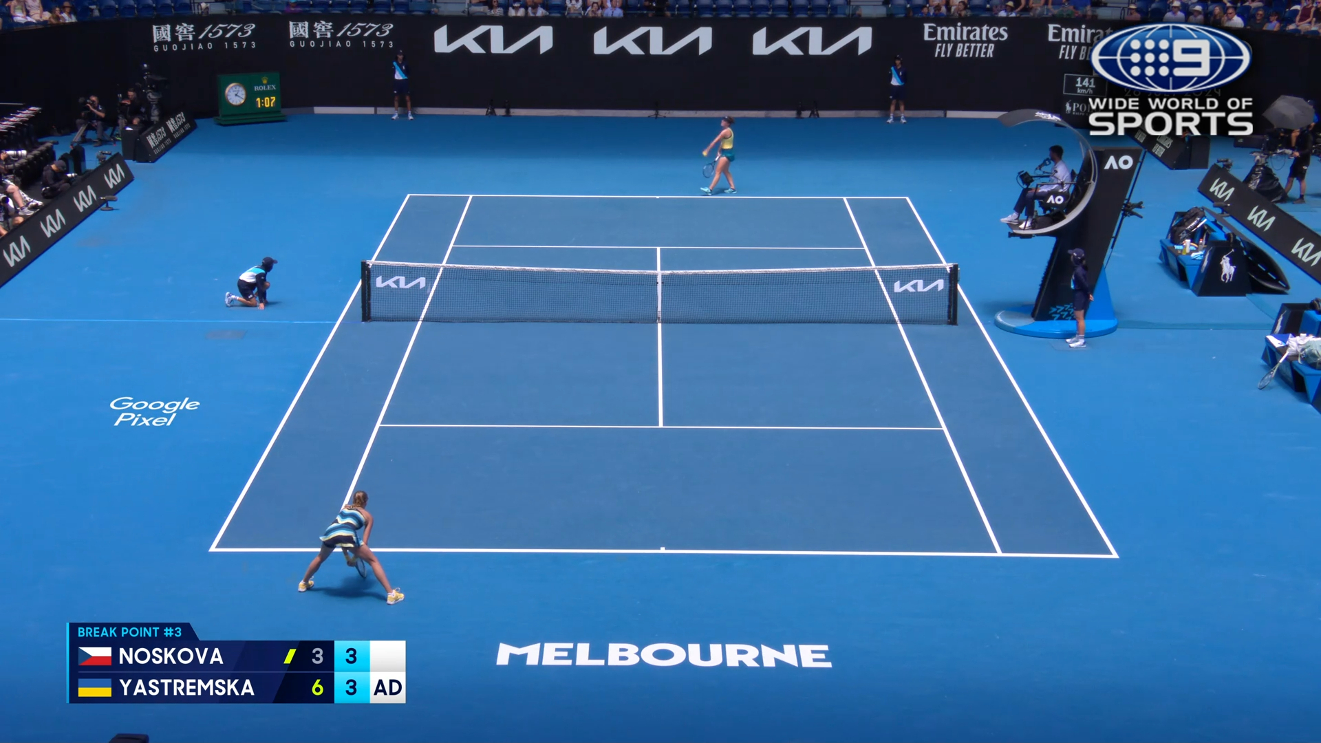 Australian Open Highlights: Linda Noskova v Dayana Yastremska