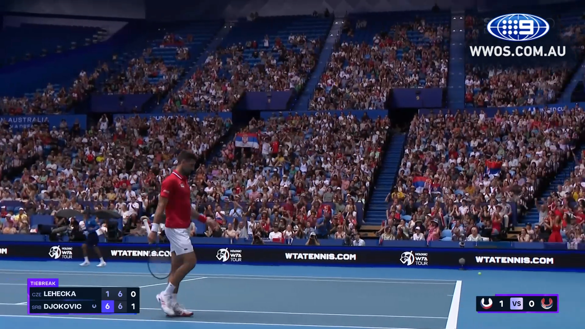 United Cup Highlights: Novak Djokovic v Jiri Lehecka