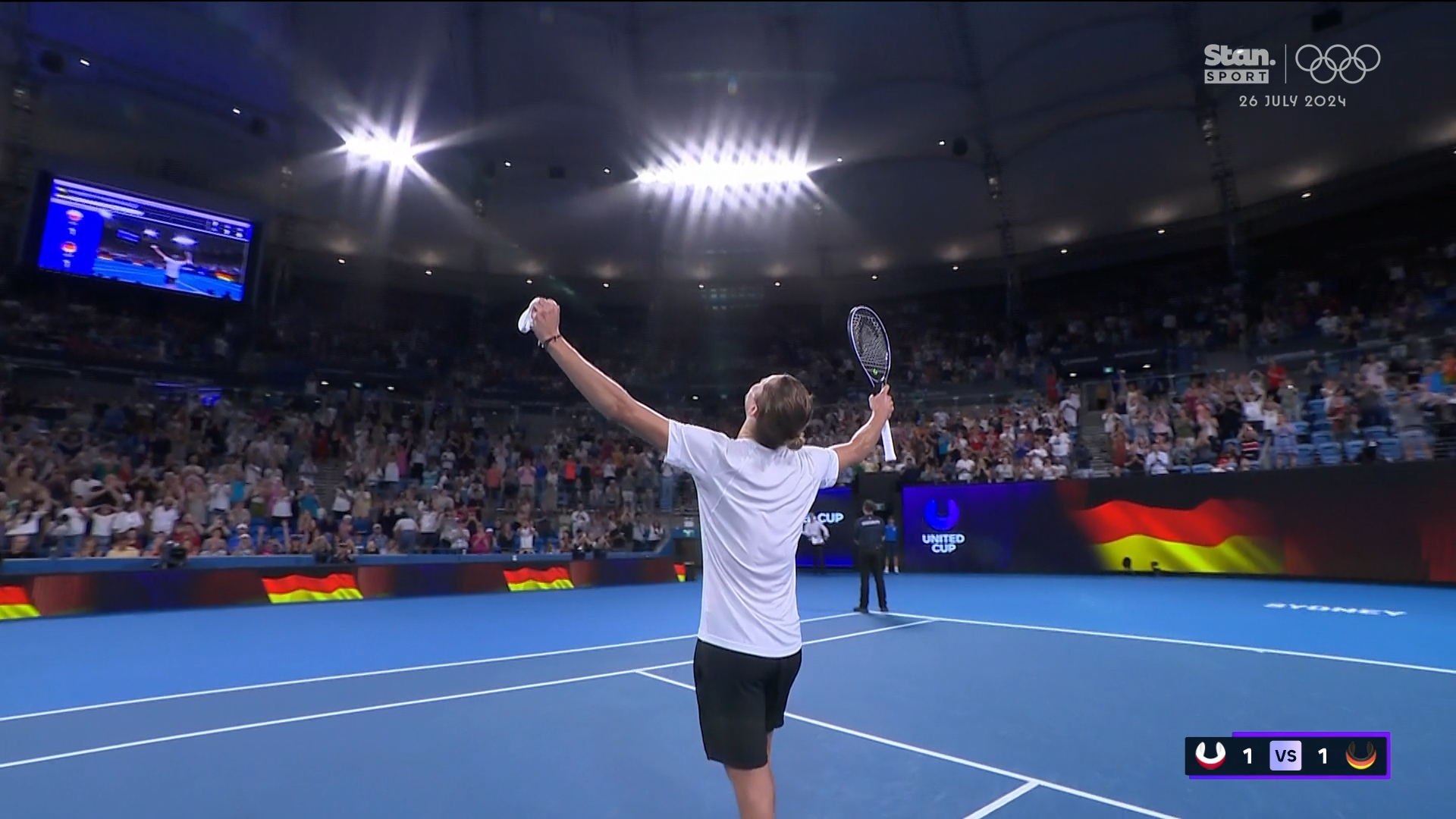 Zverev wins United Cup epic