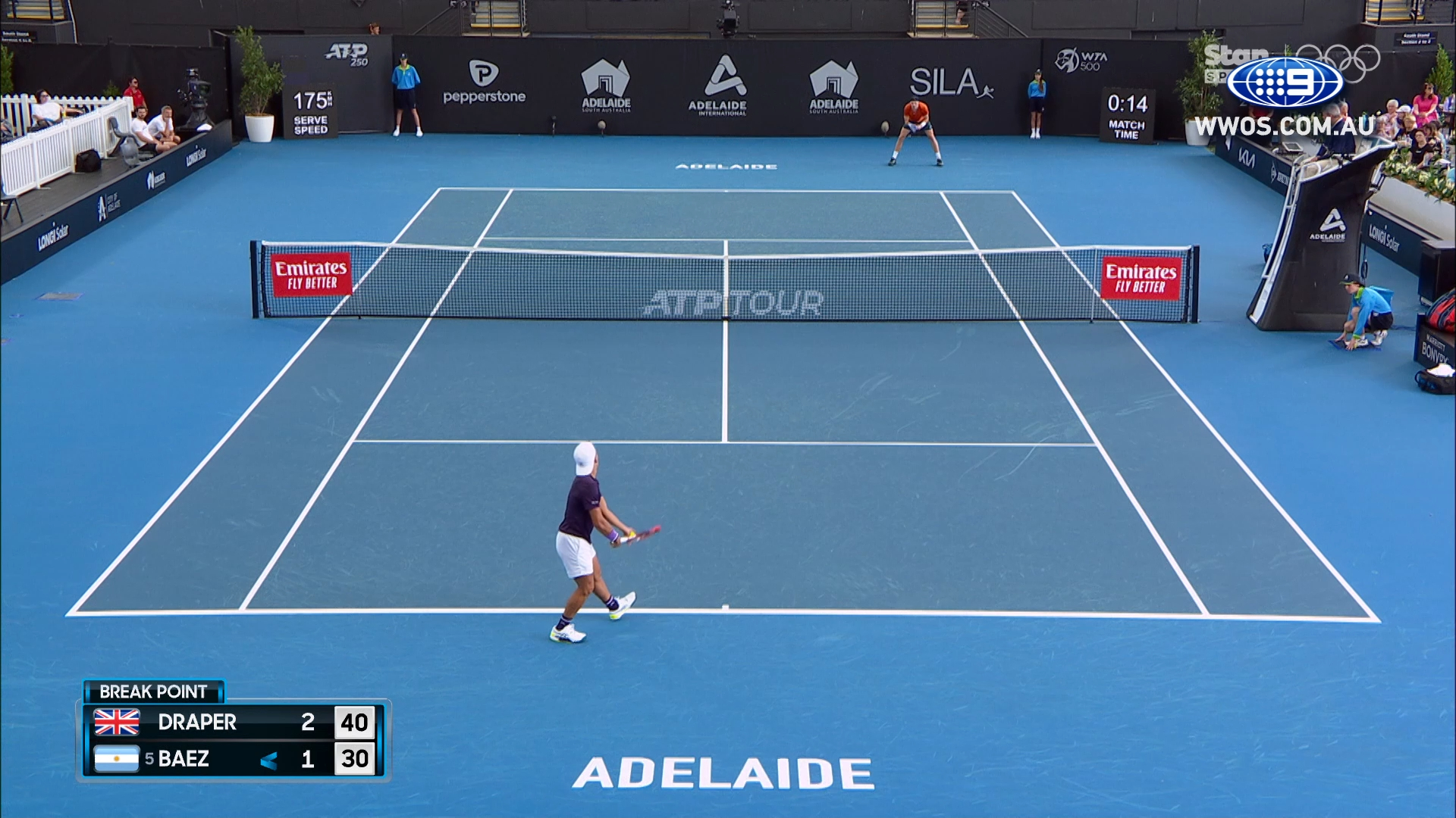 Adelaide International Highlights: Sebastian Baez v Jack Draper