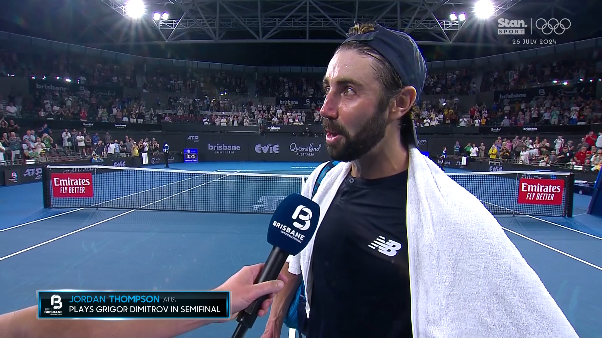 Aussie's praise for crowd after insane upset