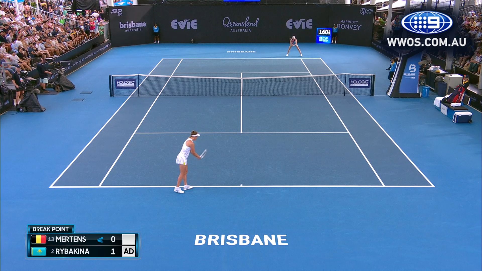 Brisbane International Highlights: Elena Rybakina v Elise Mertens