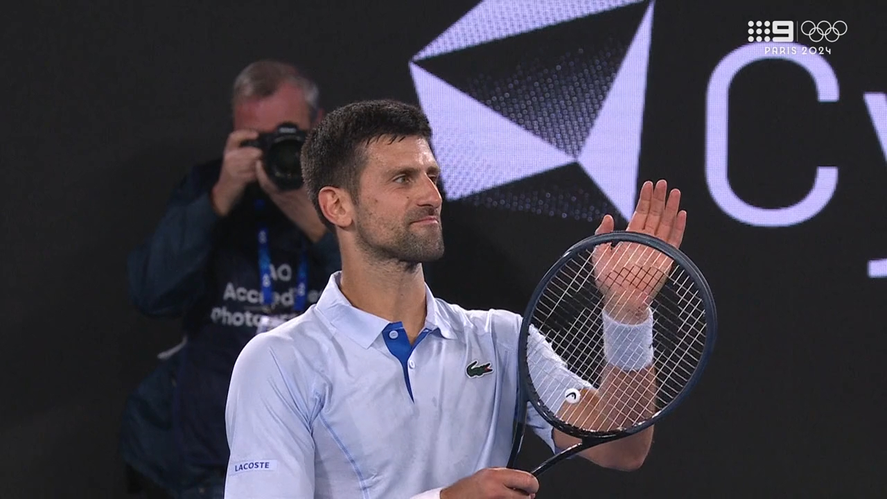 Novak's glowing praise for teen ace