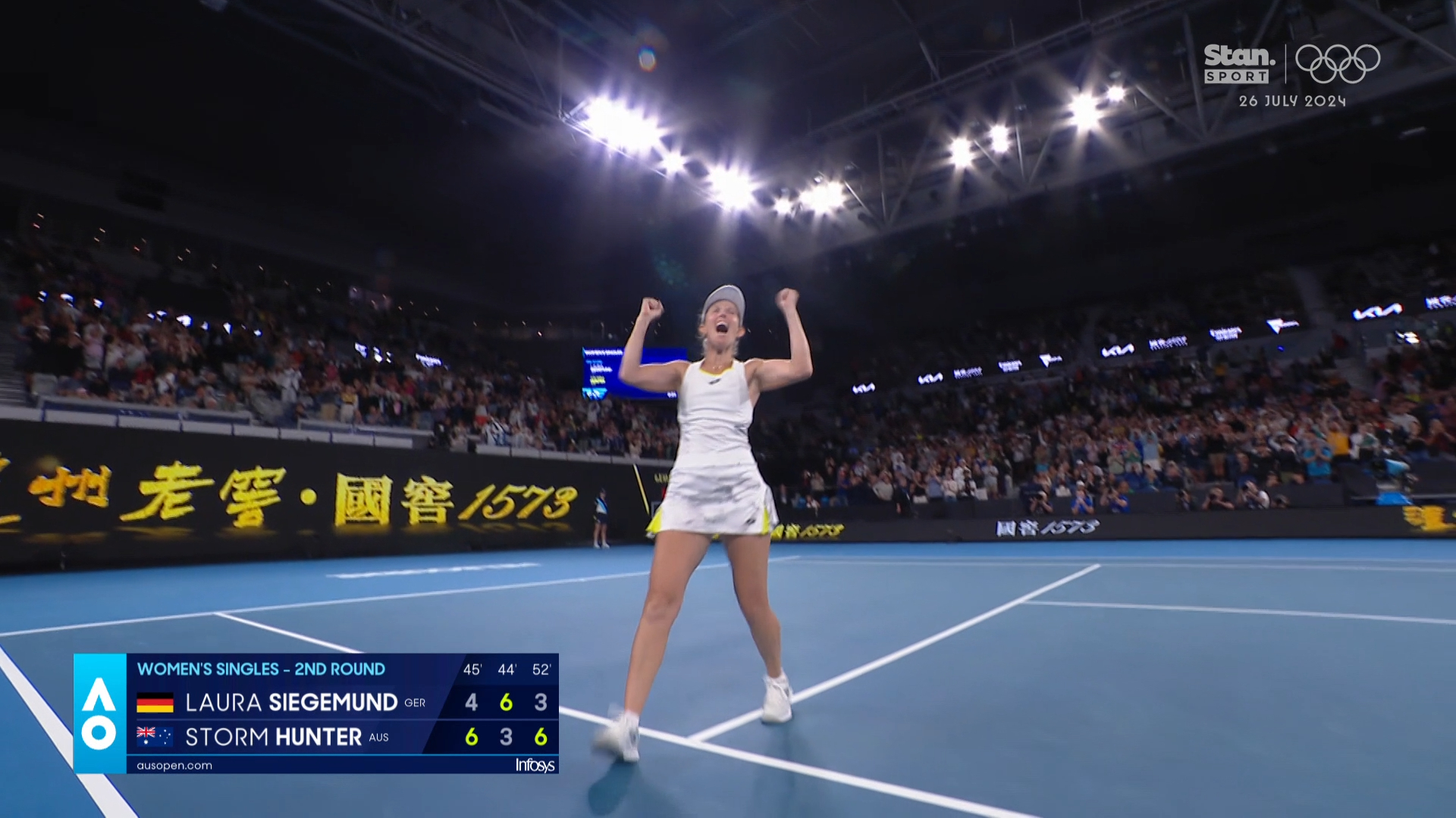 Aussie clinches career best win