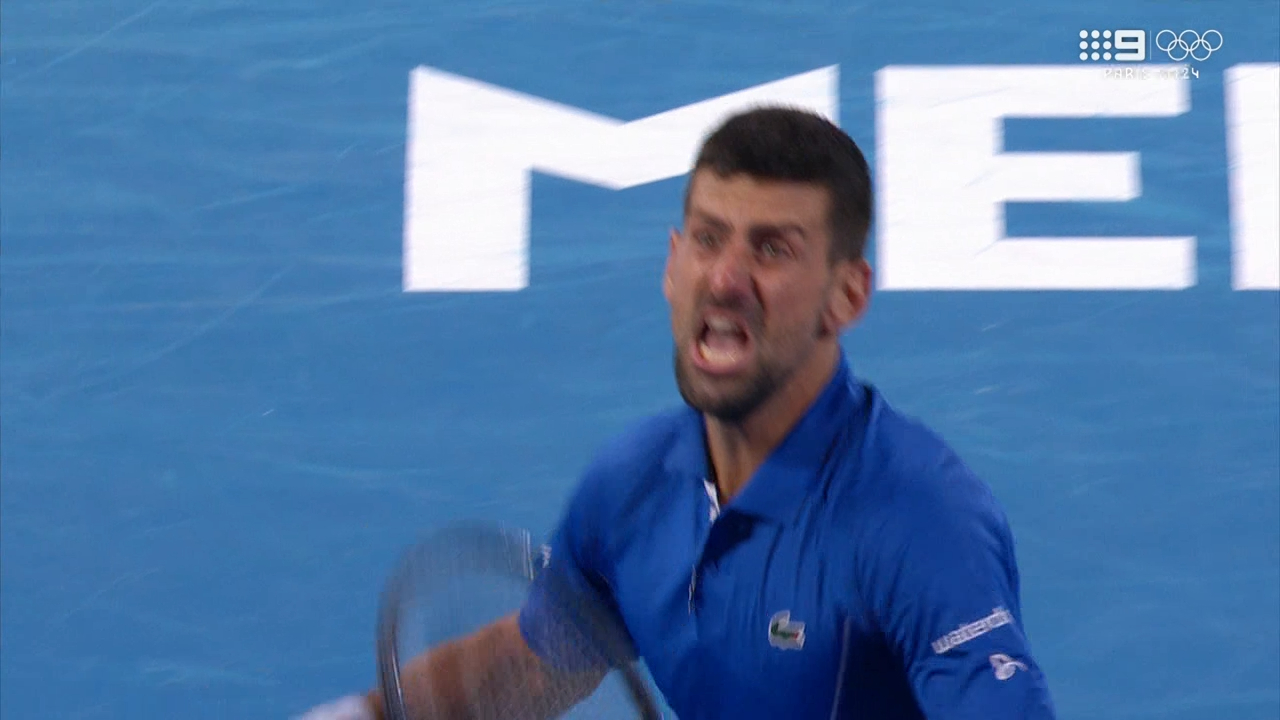 Djokovic’s wild reaction to beating Popyrin