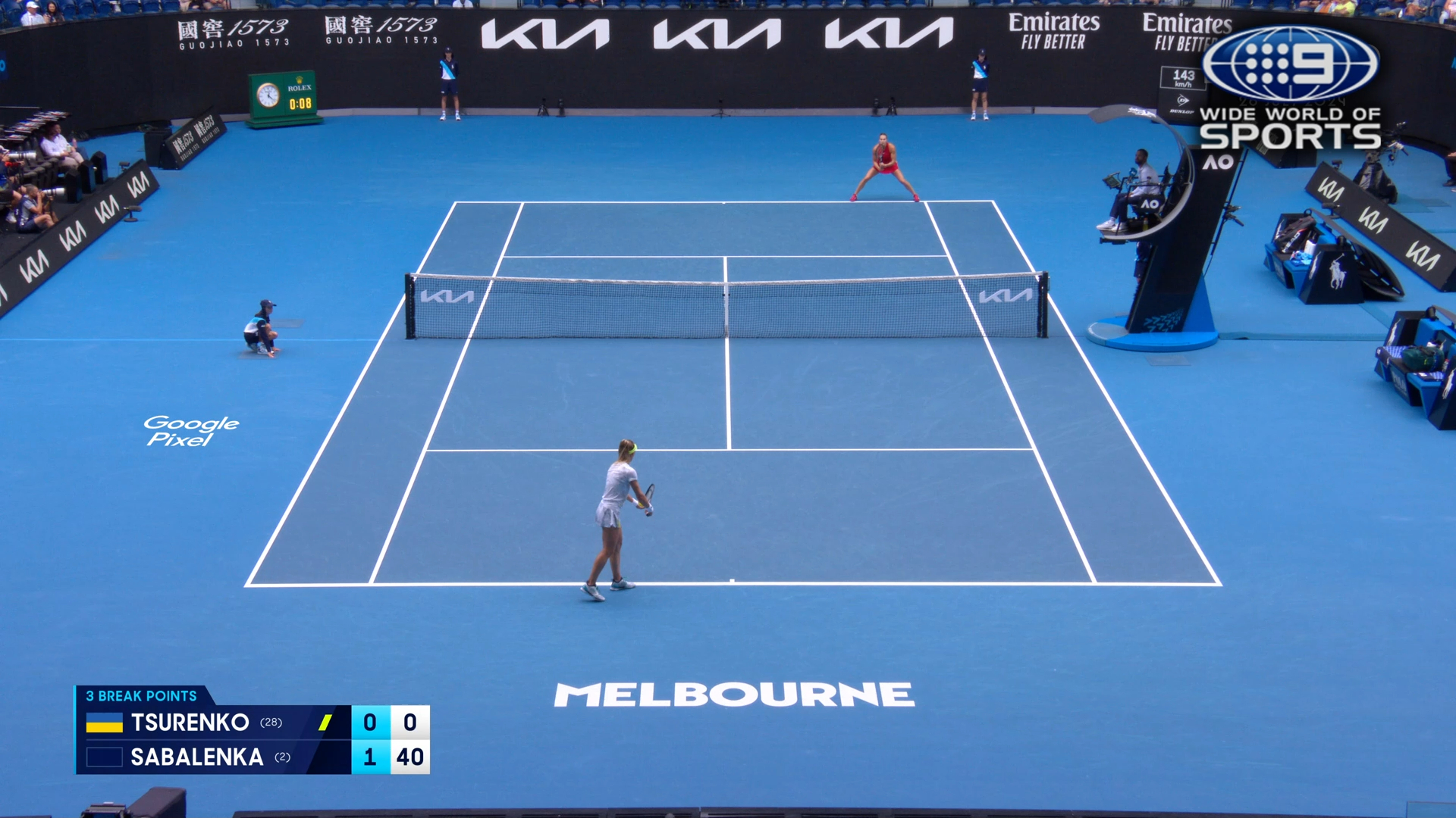 Australian Open Highlights: Aryna Sabalenka v Lesia Tsurenko