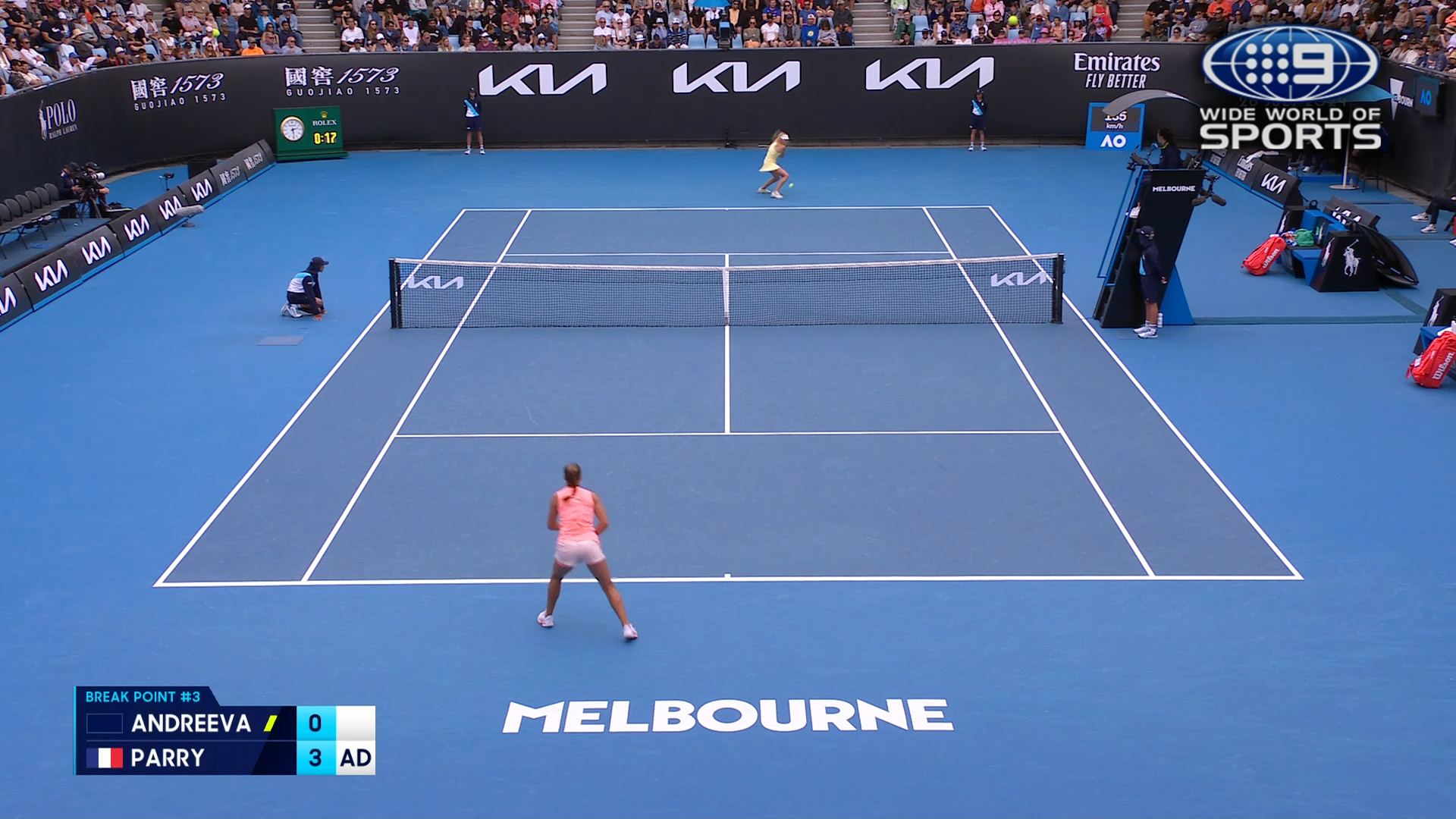 Australian Open Highlights: Mirra Andreeva v Diane Parry