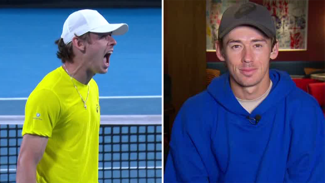 De Minaur 'just let go' in epic celebration