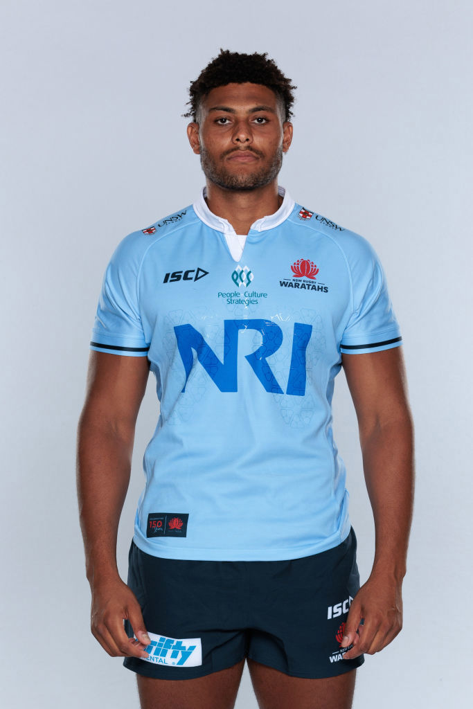 Miles Amatosero of the Waratahs.