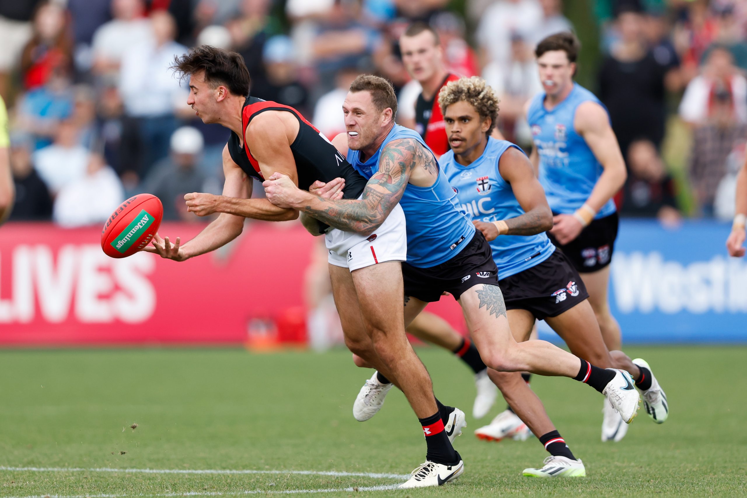 Tim Membrey booted three goals in a special return.