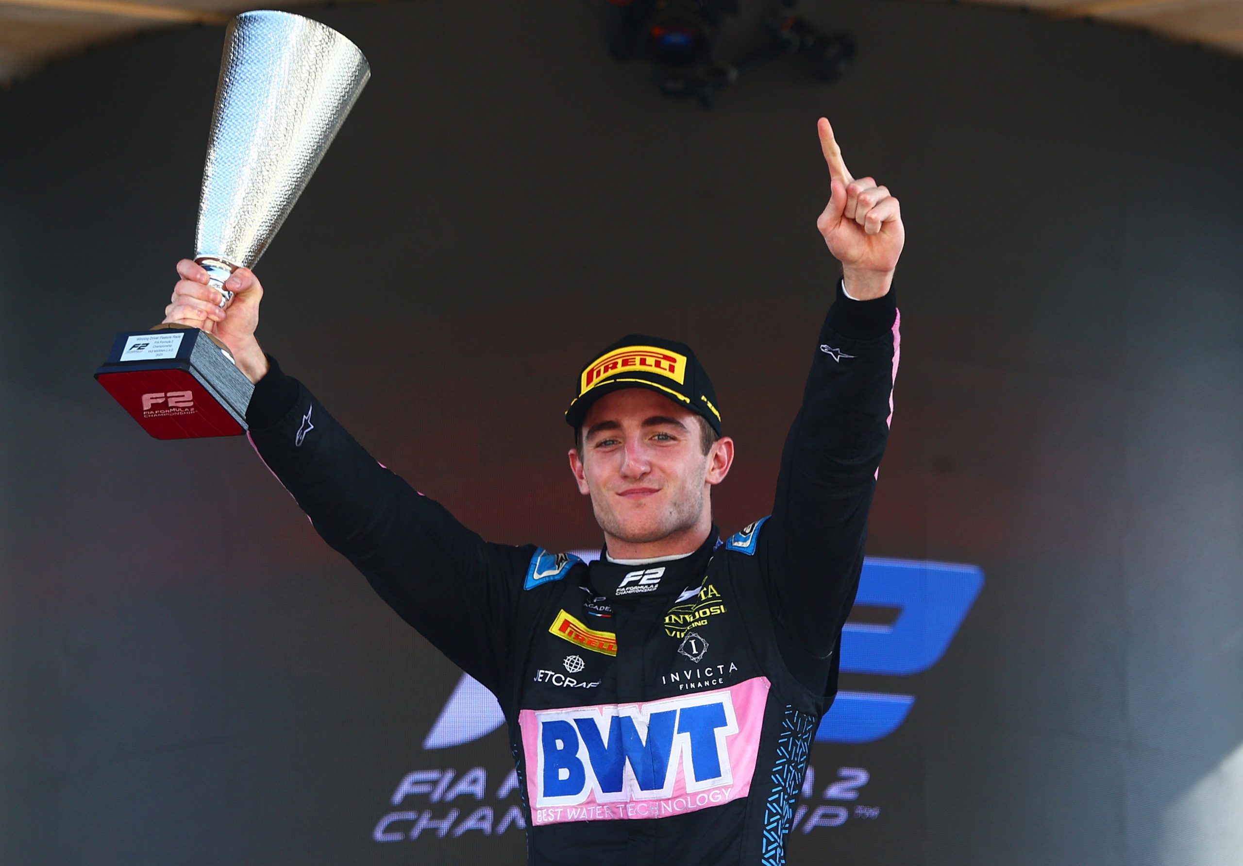 Formual 2 race winner Jack Doohan. 