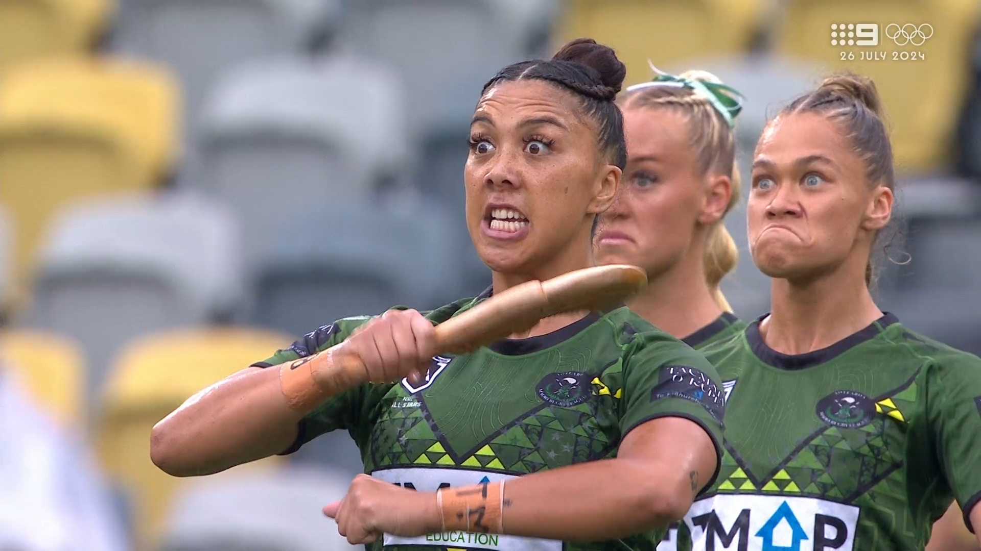 Maori perform emotional haka