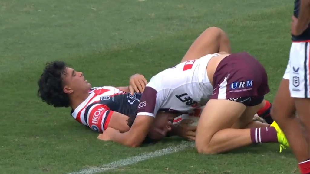 Sea Eagles score end-to-end try