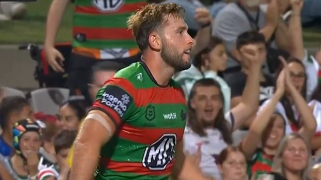 Bunnies half's big hit leads to try