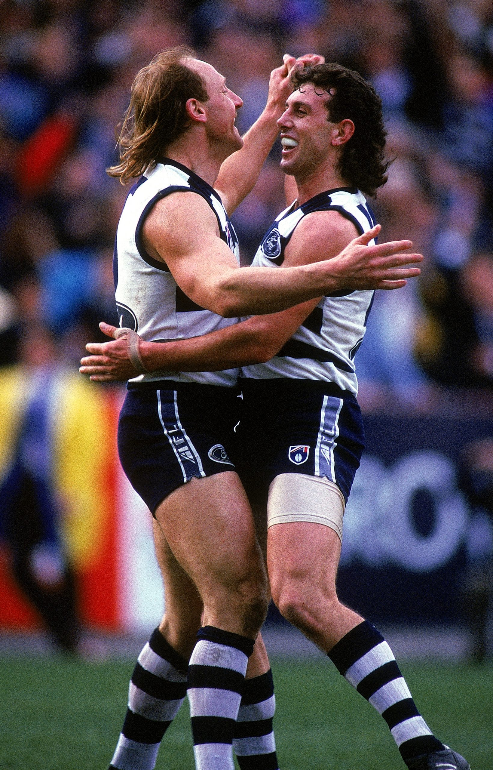 Gary Ablett and Peter Riccardi in 1994.