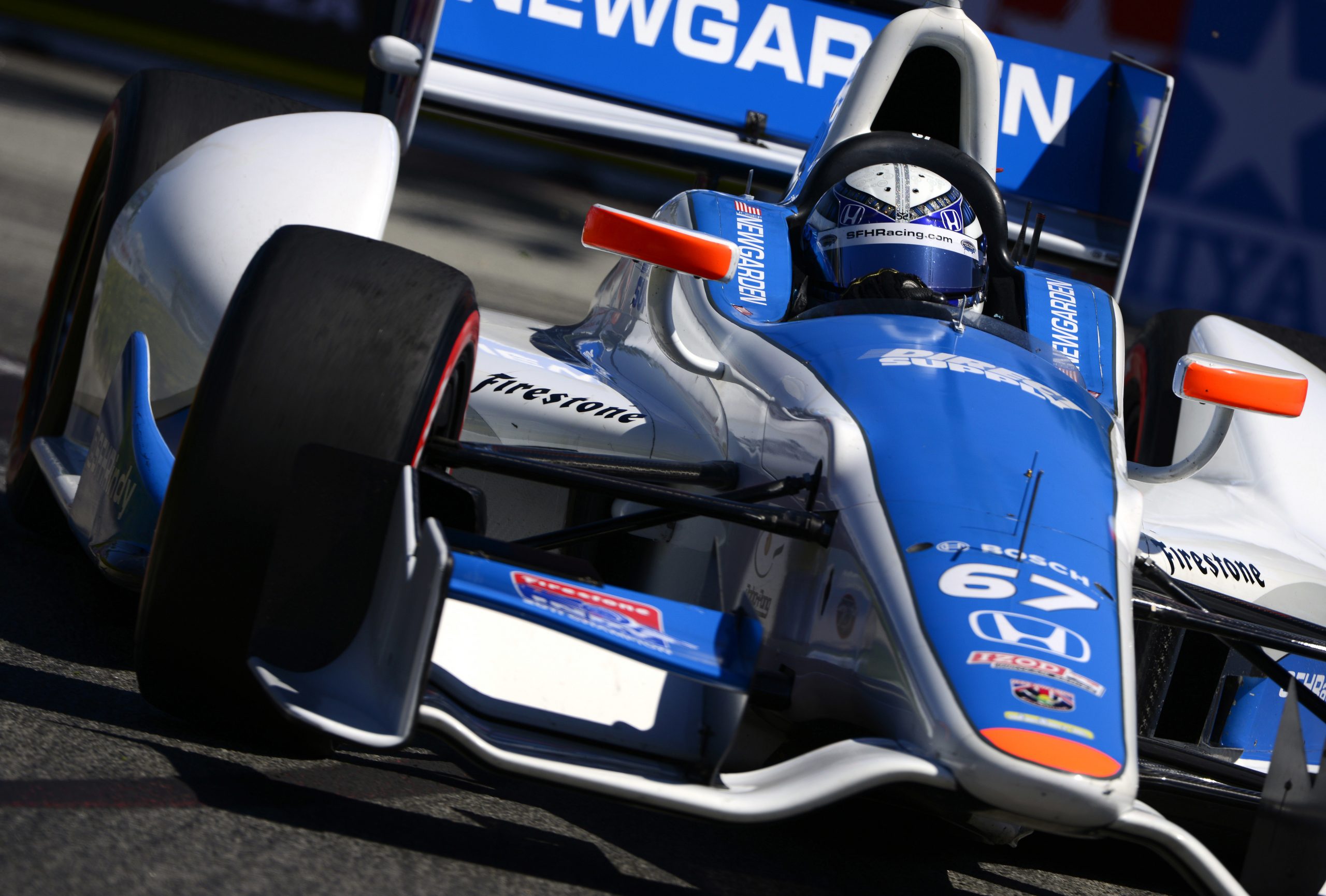 Josef Newgarden debuted in the IndyCar Series for Sarah Fisher Hartman Racing.