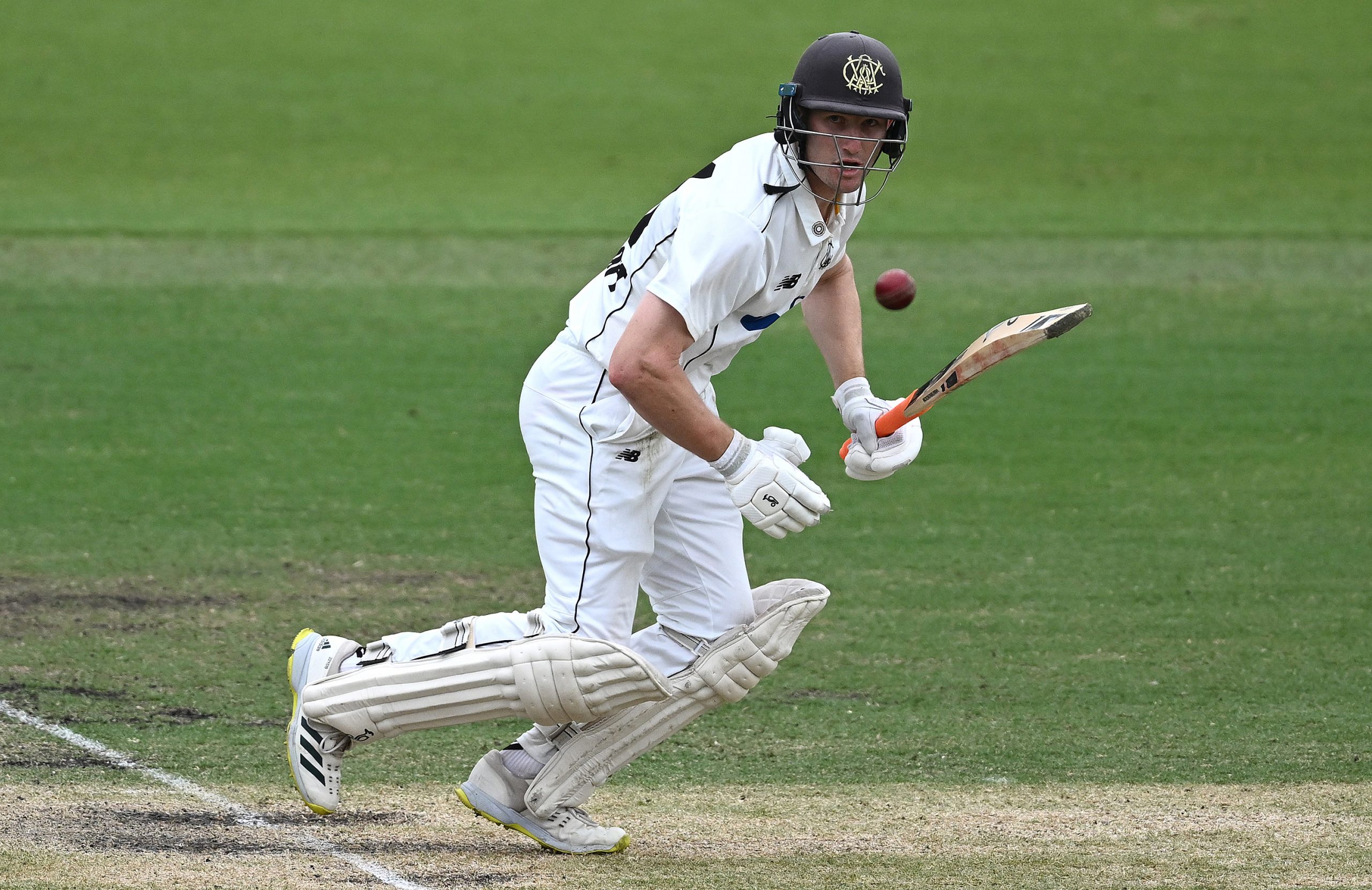 Cameron Bancroft of Western Australia bats during the Sheffield Shield match between Victoria and Western Australia at CitiPower Centre, on March 12, 2024, in Melbourne, Australia. (Photo by Quinn Rooney/Getty Images)