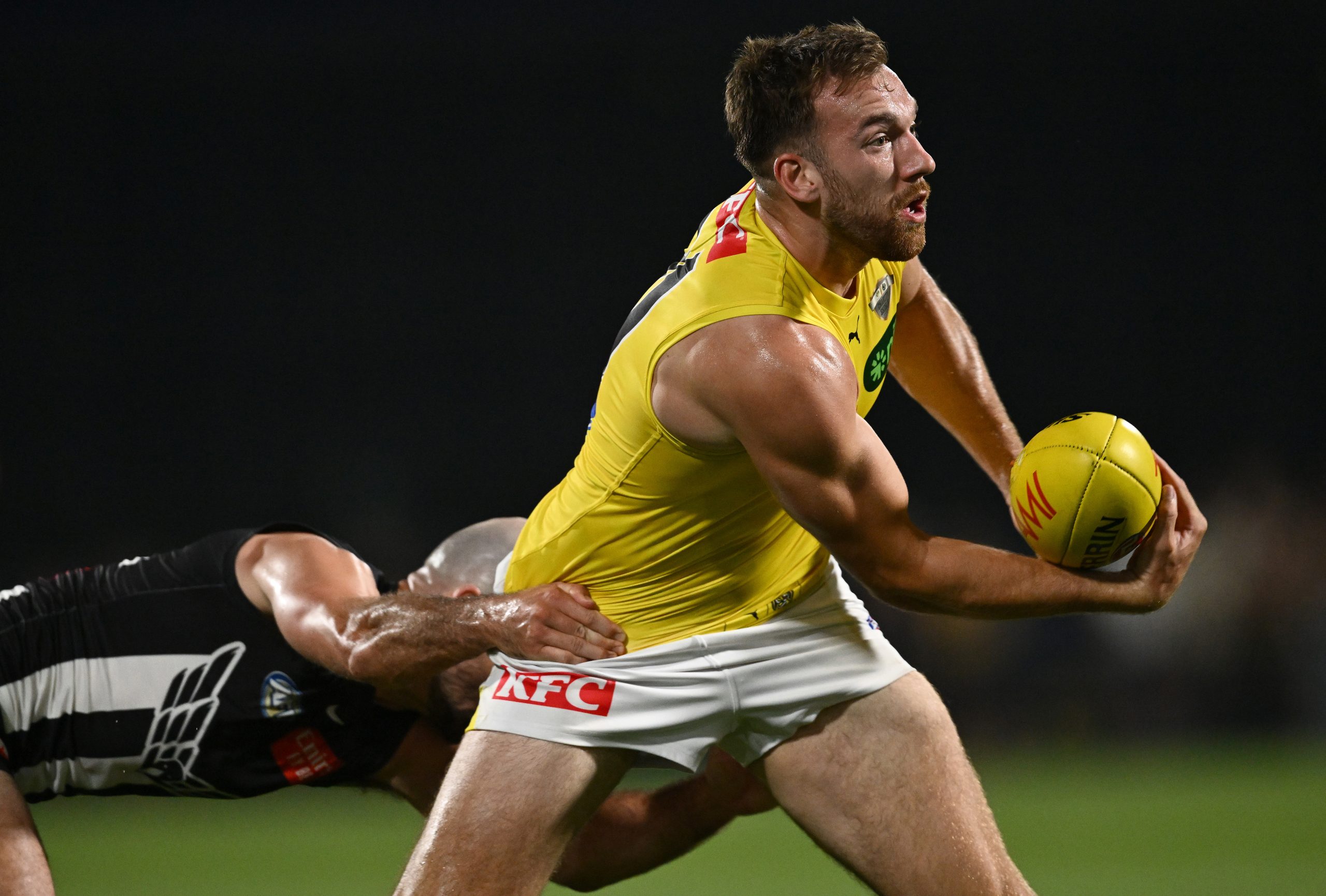 Noah Balta will try his luck up forward in 2024.