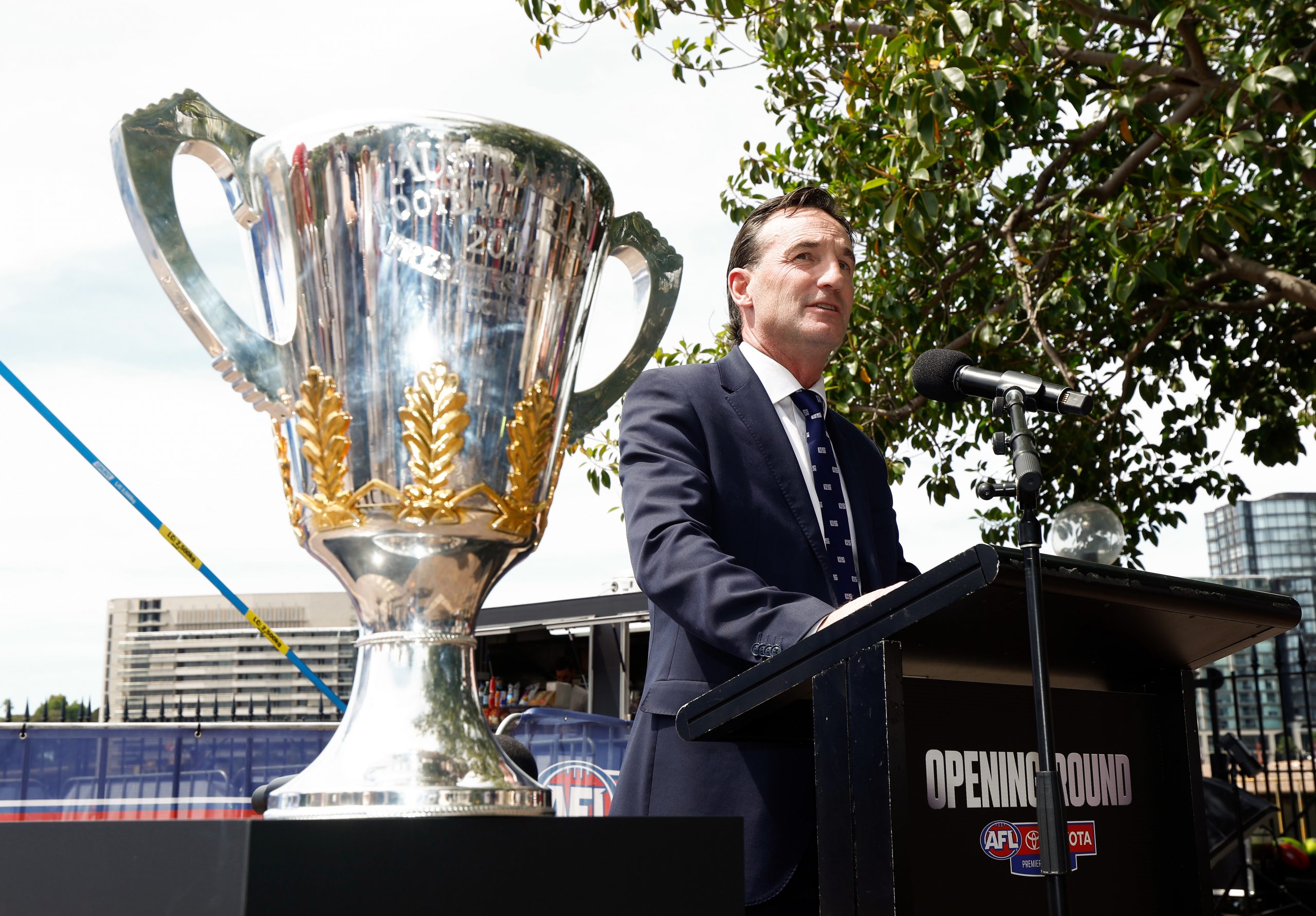 Andrew Dillon officially opened round zero in Sydney on Wednesday.