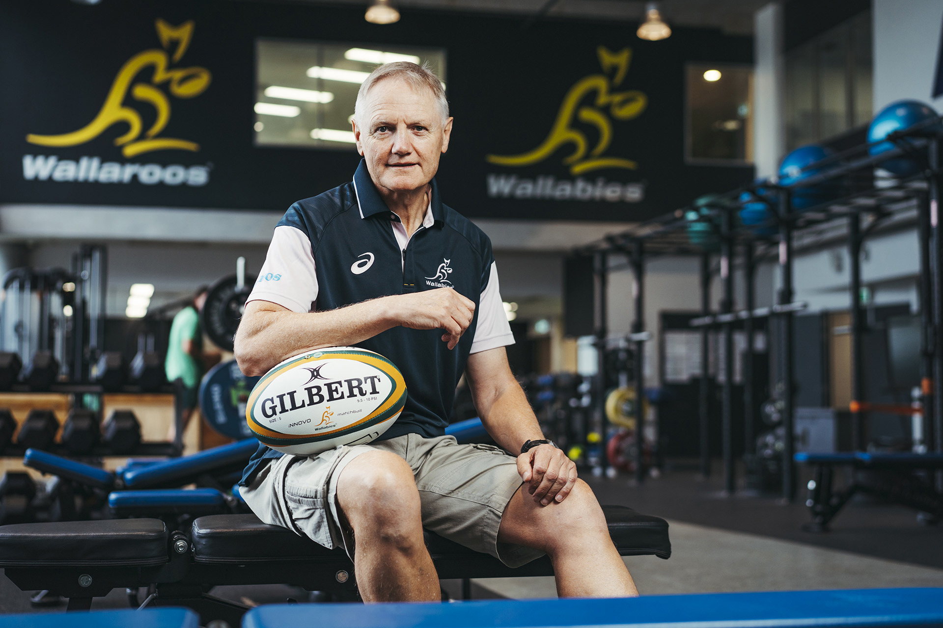 New Wallabies coach Joe Schmidt at the Rugby Australia HQ.