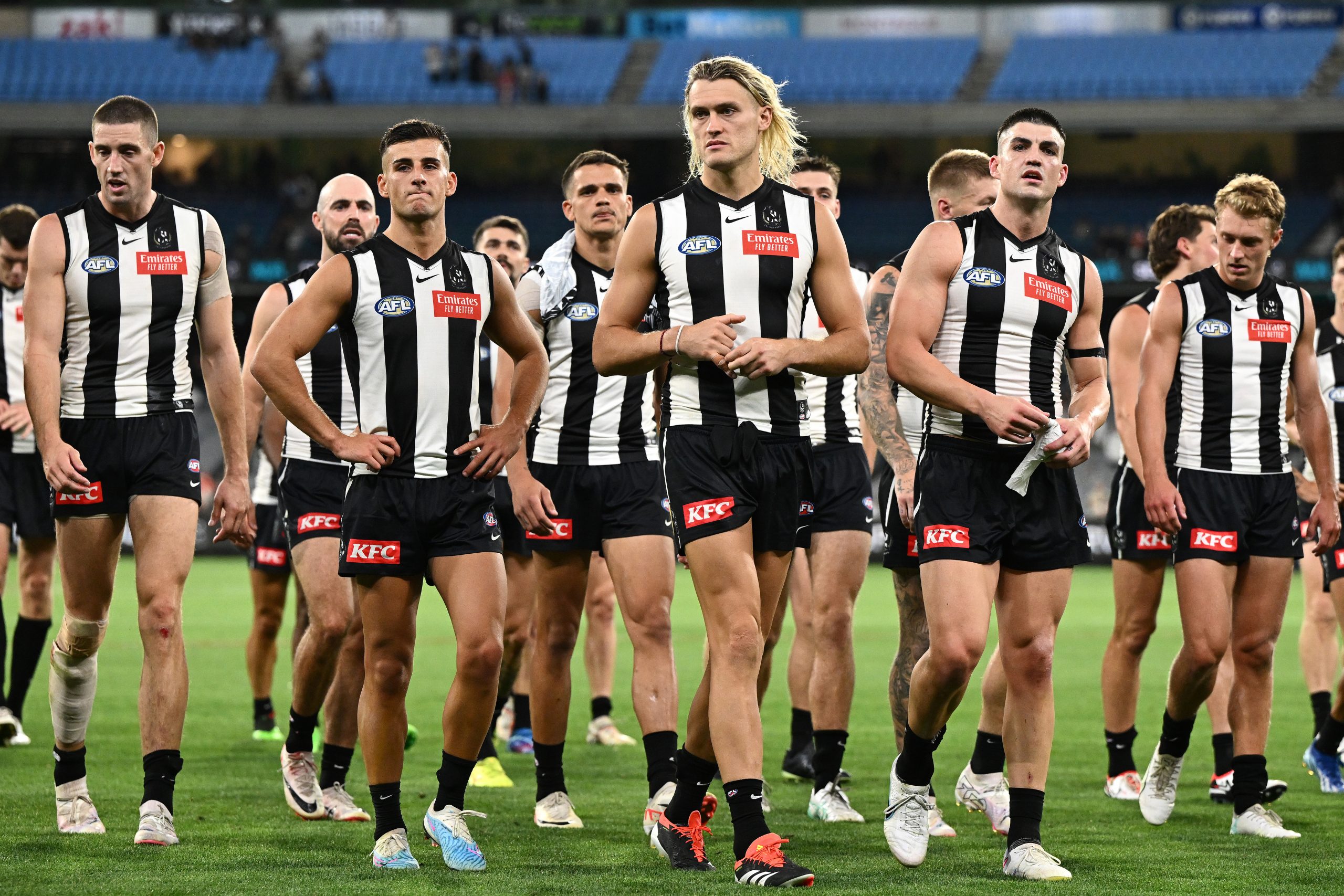 Collingwood has begun their premiership defence with two losses.