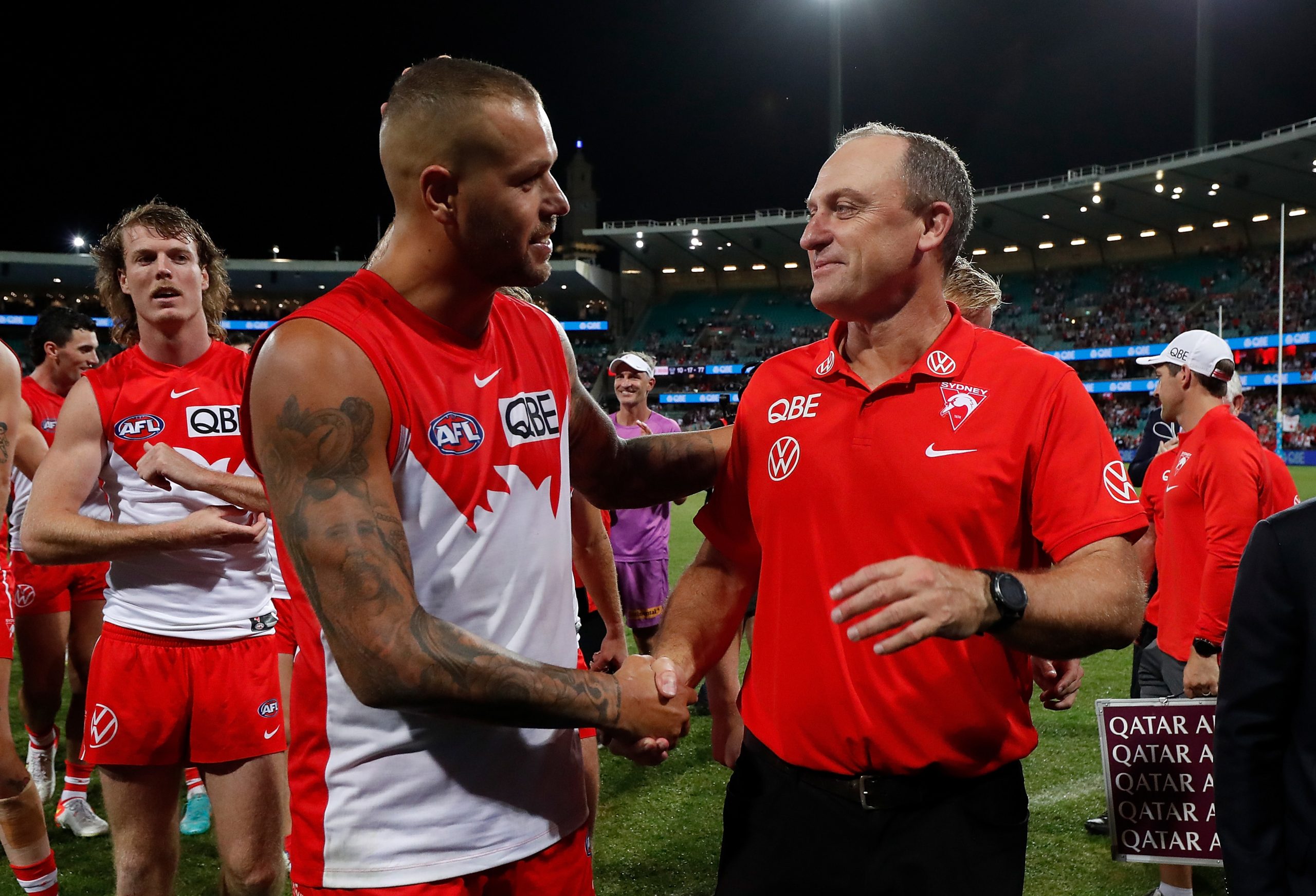 Sydney coach John Longmire says his relationship with Franklin was strong.