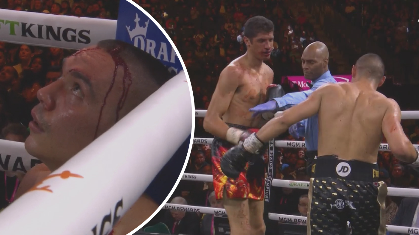 Tszyu suffers nasty cut