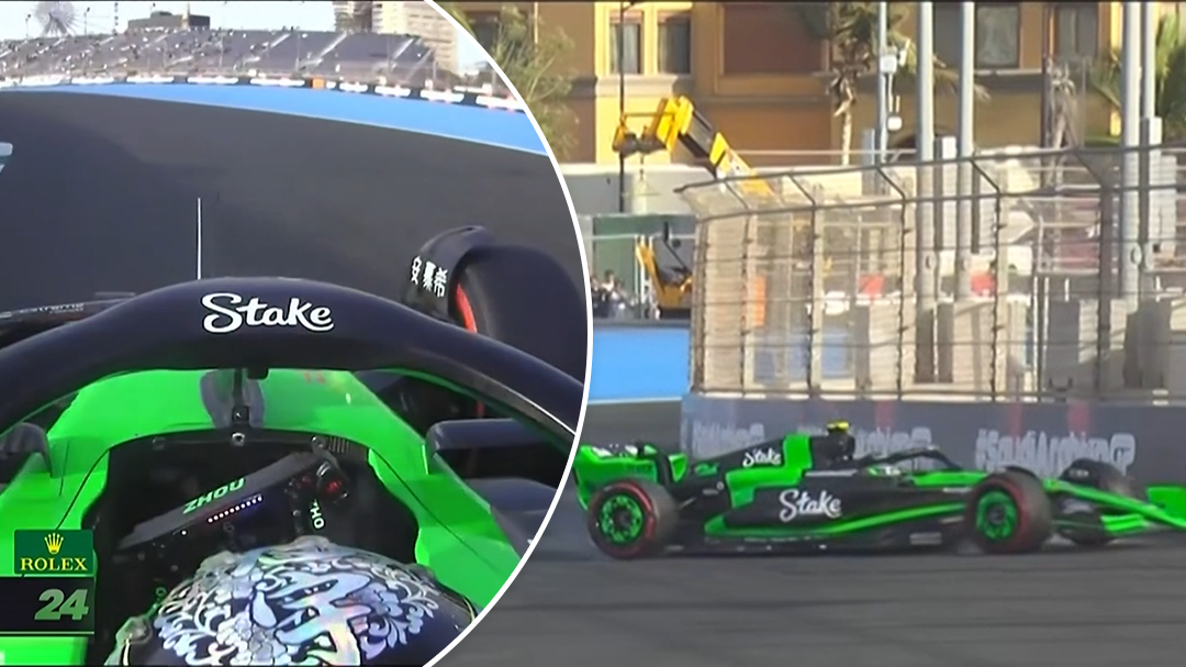 Guanyu crashes out of practice