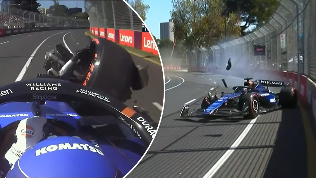 Albon crash brings out red flags