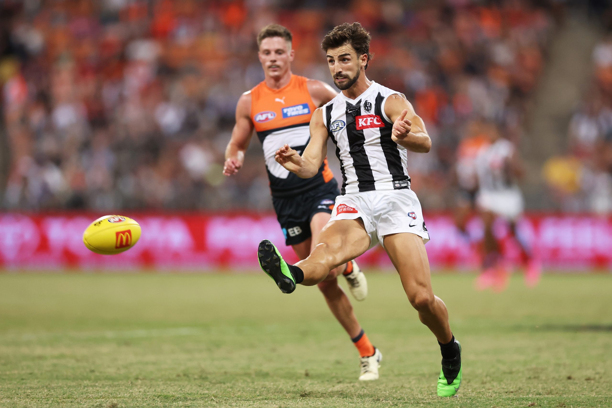 Josh Daicos has come under fire for being at an event the night before a game.